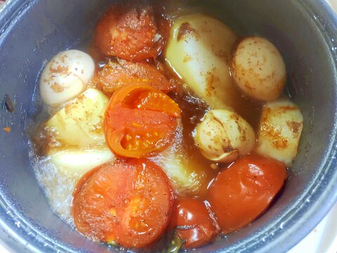 ●炊飯器で超簡単♪トマト大根ゆで卵シンプルおでん●
